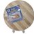 Round bamboo cutting board. 