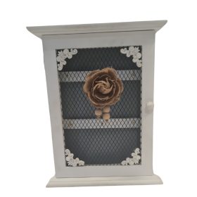 White Wooden Mounted Cabinet