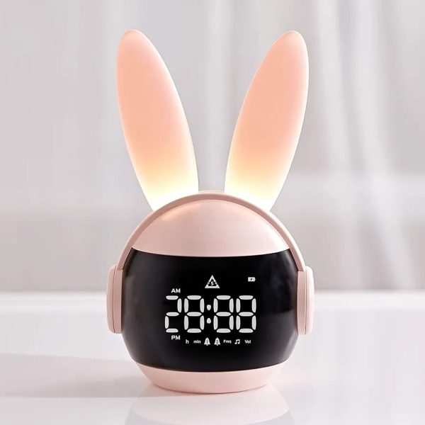 Pink Bunny Alarm Clock