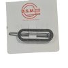 Grey stone hairpin