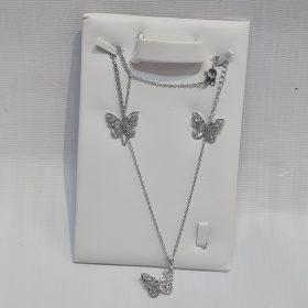 Pandora Silver earring set.