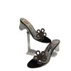 Women's transparent heeled sandals